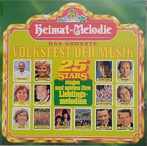 Das grösste Volksfest Der Musik - 25 Stars singen und spielen Ihre Lieblingsmelodien [Vinyl, LP, ...