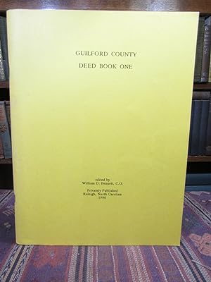Guilford County Deed Book One