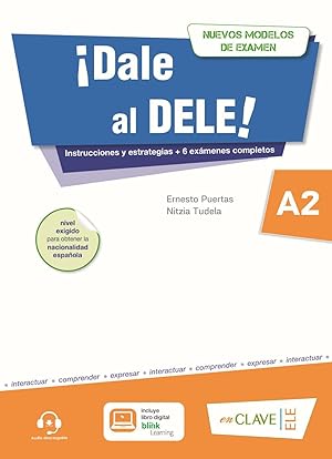 Image du vendeur pour Dale al DELE! A2 : nuevos modelos de examen mis en vente par moluna