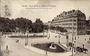 Ansichtskarte / Postkarte Dijon Côte dOr, Place Darcy, Hotel de la Cloche