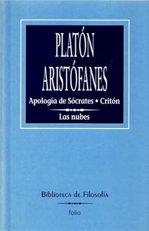 Bild des Verkufers fr Apologa de Scrates; Critn; Las nubes . zum Verkauf von Librera Astarloa
