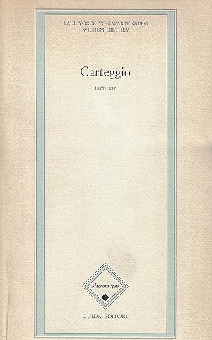 Seller image for Carteggio (1877-1897) for sale by Romanord