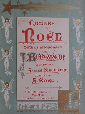 BURGMEIN J. Contes de Noël Suites Mignonnes Chant Piano XIXe