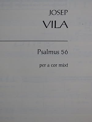VILA I CASANAS Josep Psalmus 56 Chant 2001