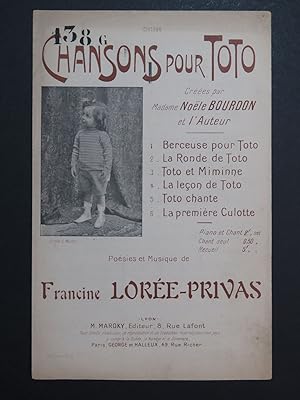 Berceuse pour Toto Francine Lorée-Privas Chant