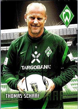 Image du vendeur pour Original Autogramm Thomas Schaaf Werder Bremen /// Autogramm Autograph signiert signed signee mis en vente par Antiquariat im Kaiserviertel | Wimbauer Buchversand