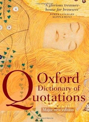 Immagine del venditore per Oxford Dictionary of Quotations venduto da WeBuyBooks