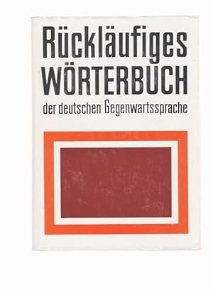 Rückläufiges Wörterbuch der deutschen Gegenwartssprache