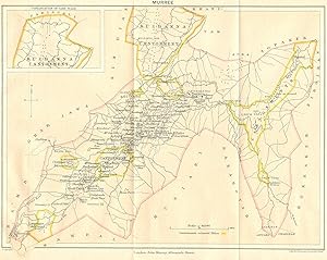 Murree; Inset map of Kuldanna Cantonment