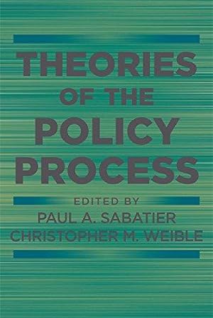 Imagen del vendedor de Theories of the Policy Process a la venta por WeBuyBooks