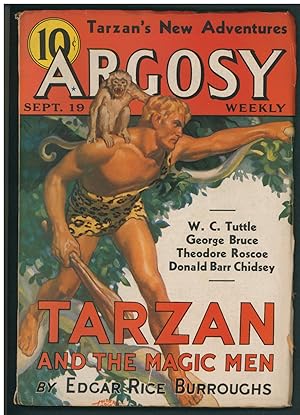 Tarzan and the Magic Men in Argosy September 19, 1936 to October 3, 1936