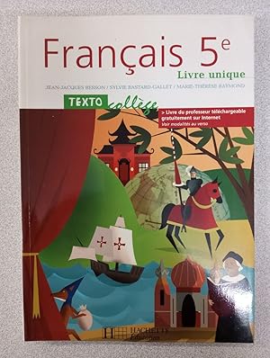Seller image for Franais 5e : Livre unique for sale by Dmons et Merveilles