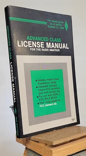 ARRL 1986-1987 Advanced Class License Manual For the Radio Amateur