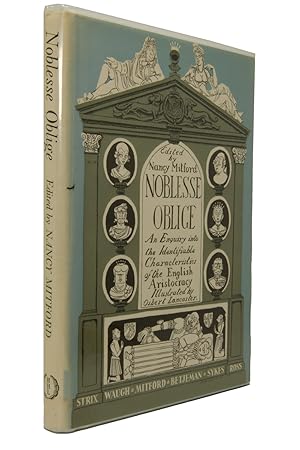 Imagen del vendedor de Noblesse Oblige a la venta por The Small Library Company