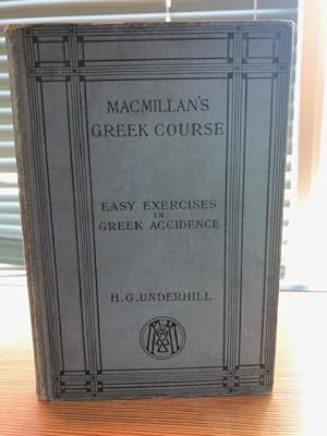 Easy Exercises in Greek Accidence