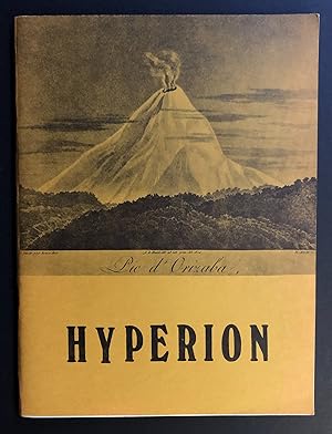 Seller image for Hyperion 8 (Volume 3, Number 1, Fall 1972) for sale by Philip Smith, Bookseller