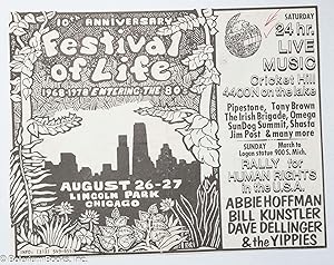 10th anniversary Festival of Life, 1968-1978 Entering the 80s [handbill]