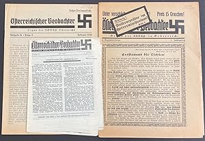 Österreichischer Beobachter [three issues]