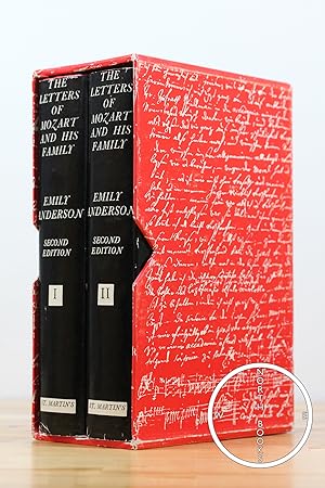 Bild des Verkufers fr The Letters of Mozart and His Family [Complete in 2 Vols. with Slipcase] zum Verkauf von North Books: Used & Rare