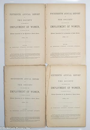 Annual Report of the Society for Promoting the Employment of Women, in connection with the Nation...