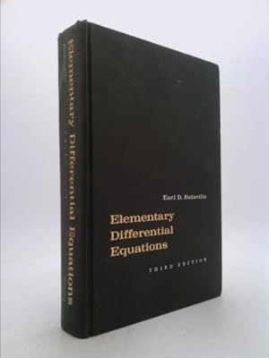 Seller image for Elementary Differential Equations Third Edition for sale by ThriftBooksVintage