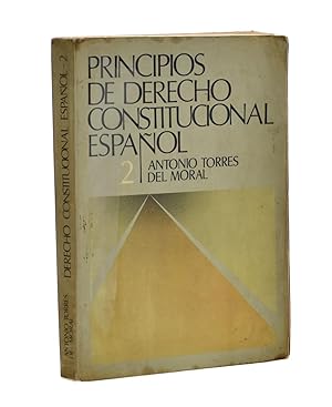 Immagine del venditore per PRINCIPIOS DE DERECHO CONSTITUCIONAL ESPAOL 2 venduto da Librera Monogatari