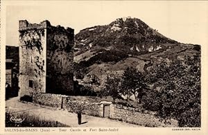Ansichtskarte / Postkarte Salins les Bains Jura, Tour Carree, Fort Saint-Andre