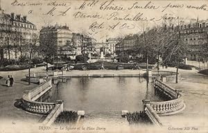 Ansichtskarte / Postkarte Dijon Côte d'Or, Le Square, Place Darcy