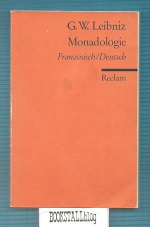 Monadologie : Franzosisch/Deutsch