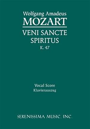Seller image for Veni Sancte Spiritus, K. 47 - Vocal score for sale by GreatBookPrices