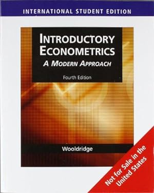 Immagine del venditore per Introductory Econometrics: A Modern Approach venduto da WeBuyBooks