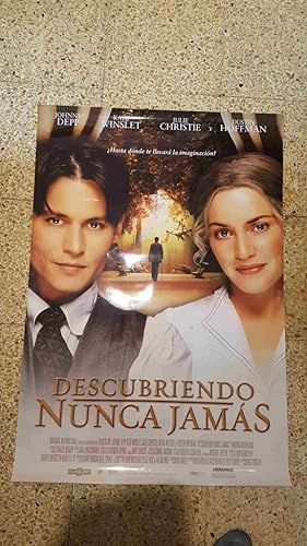 Poster cine: Descubriendo nunca jamas, con Johnny Depp y Kate Winslet (numerado 9)