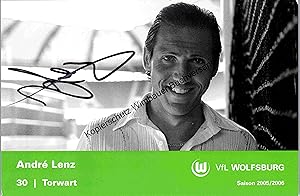 Bild des Verkufers fr Original Autogramm Andre Lenz VfL Wolfsburg /// Autograph signiert signed signee Saison 2005 / 2006 zum Verkauf von Antiquariat im Kaiserviertel | Wimbauer Buchversand
