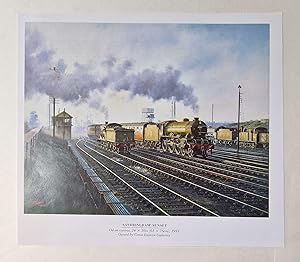 Sandringham Sunset (2001 Railway Lithograph Print)