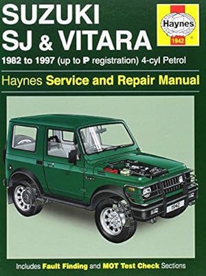 Bild des Verkufers fr Suzuki SJ410/SJ413 (82-97) & Vitara Service and Repair Manual (Haynes) zum Verkauf von WeBuyBooks