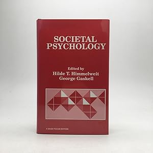 Seller image for SOCIETAL PSYCHOLOGY. for sale by Any Amount of Books