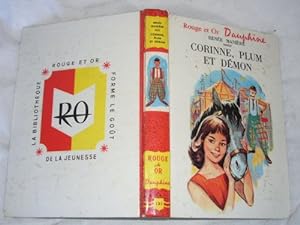 Bild des Verkufers fr corinne plum et demon ,,rene manire , rouge et or dauphine 1959illustrations jean sidobre zum Verkauf von Ammareal