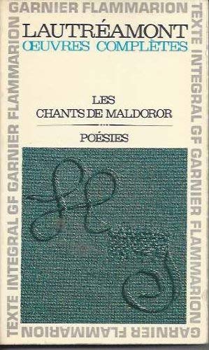 Bild des Verkufers fr Oeuvres compltes (Les chants de Maldoror, Posies) zum Verkauf von Ammareal