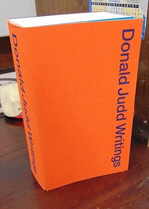 Seller image for Donald Judd: Writings for sale by Atlantic Bookshop