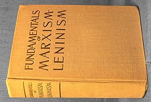 Fundamentals Of Marxism Leninism - Manual