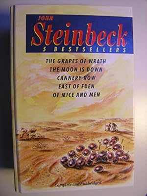Imagen del vendedor de Five Best Sellers: "Grapes of Wrath", "Moon is Down", "Cannery Row", "East of Eden" and "Of Mice and Men" a la venta por WeBuyBooks