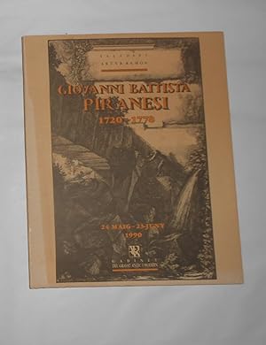 Seller image for Giovanni Battista Piranesi 1720-1778 (Sala d'Art Artur Ramon, 24 May - 23 June 1990) for sale by David Bunnett Books