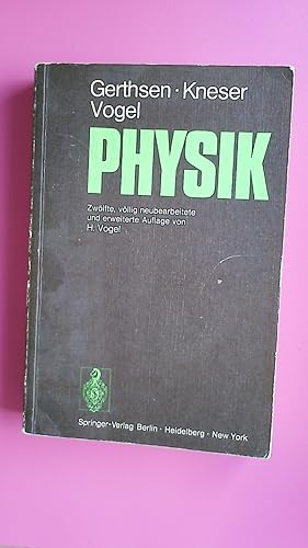 Bild des Verkufers fr PHYSIK. ein Lehrbuch z. Gebrauch neben Vorlesungen zum Verkauf von HPI, Inhaber Uwe Hammermller