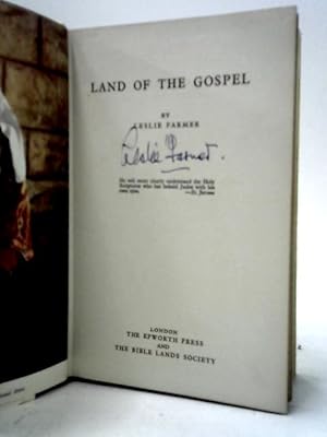 Bild des Verkufers fr Land of the Gospel zum Verkauf von World of Rare Books