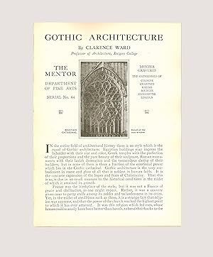 Gothic Architecture by Clarence Ward. Disbound Stand-Alone Monograph, Mentor Department of Fine A...