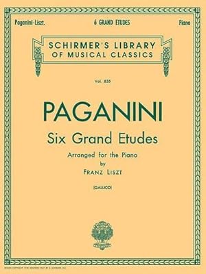 Seller image for 6 Grande Etudes After N. Paganini for sale by Wegmann1855