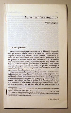 Seller image for LA "CUESTIN RELIGIOSA - 1995 for sale by Llibres del Mirall