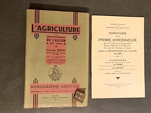 L'Agriculture du département de l'Allier en 1936. Monographie agricole. Publication de l'Office A...