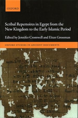 Imagen del vendedor de Scribal Repertoires in Egypt from the New Kingdom to the Early Islamic Period a la venta por GreatBookPrices