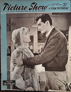 Picture Show Magazine February 5, 1955 Linda Darnell & Rick Jason!